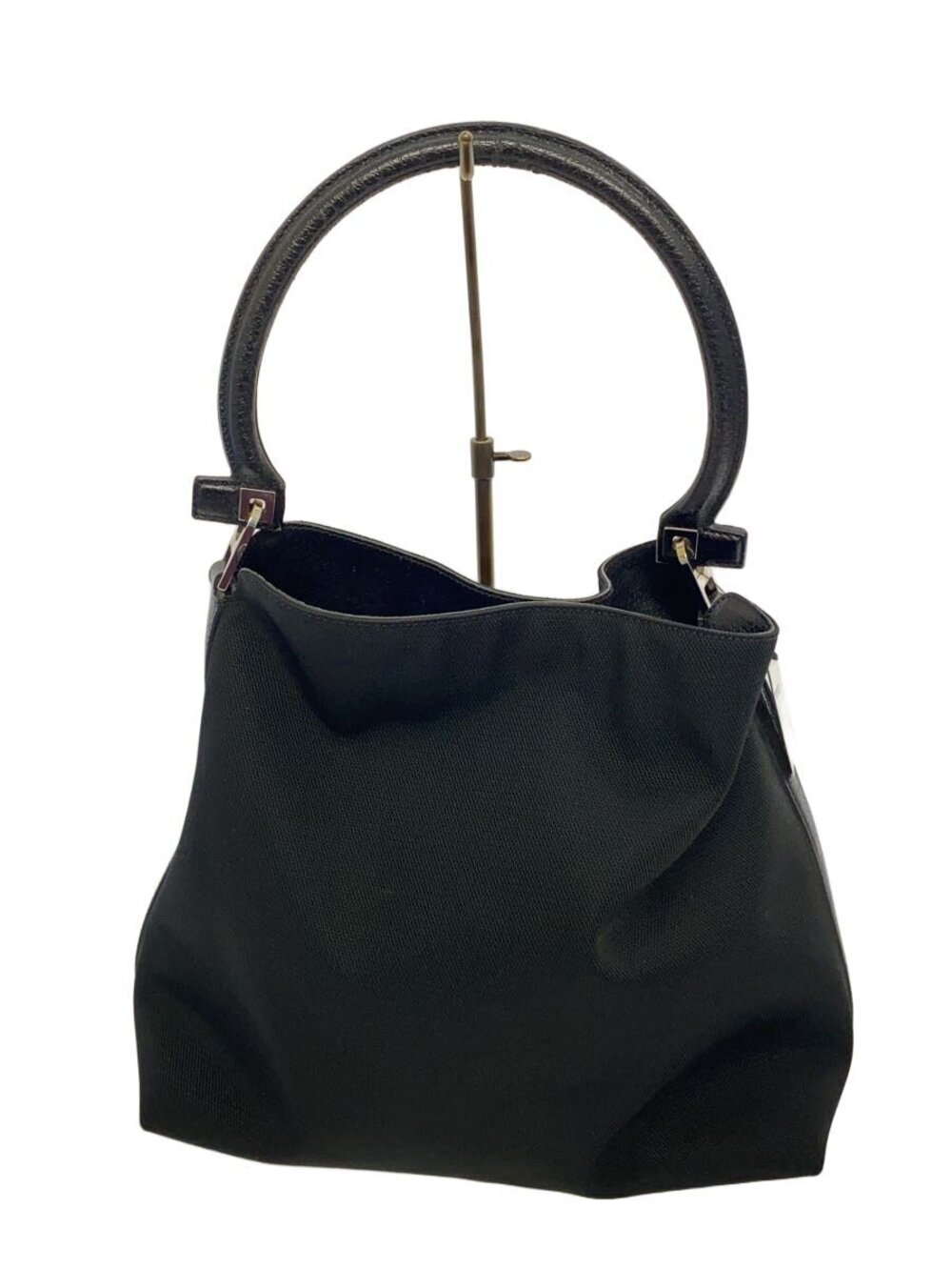 Salvatore Ferragamo Gancini Handbag Black